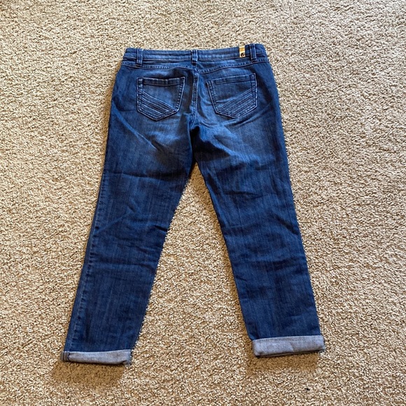 LC Lauren Conrad 5 pocket dark wash Jean capris. - Picture 4 of 4